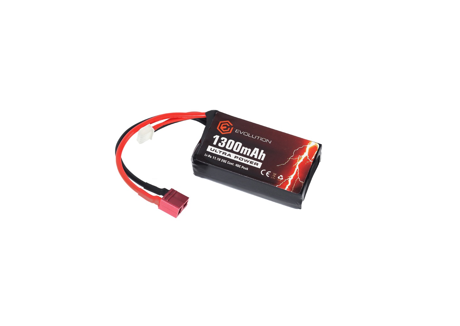 LI-PO ACUMULATOR ULTRA POWER - 11.1V - 1300MAH - T-PLUG + ADAPTER - 1 | YEO